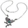 Gorgons Eye Snake Necklace by Alchemy Gothic