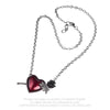 Wounded By Love Rose Heart Necklace by Alchemy Gothic