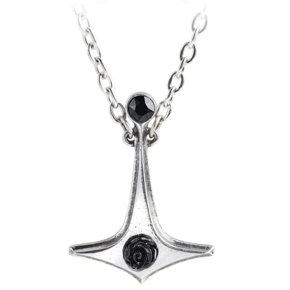 Thor's Rose Pendant Necklace by Alchemy Gothic