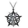Baphomet Pentagram Pendant Necklace by Alchemy Gothic