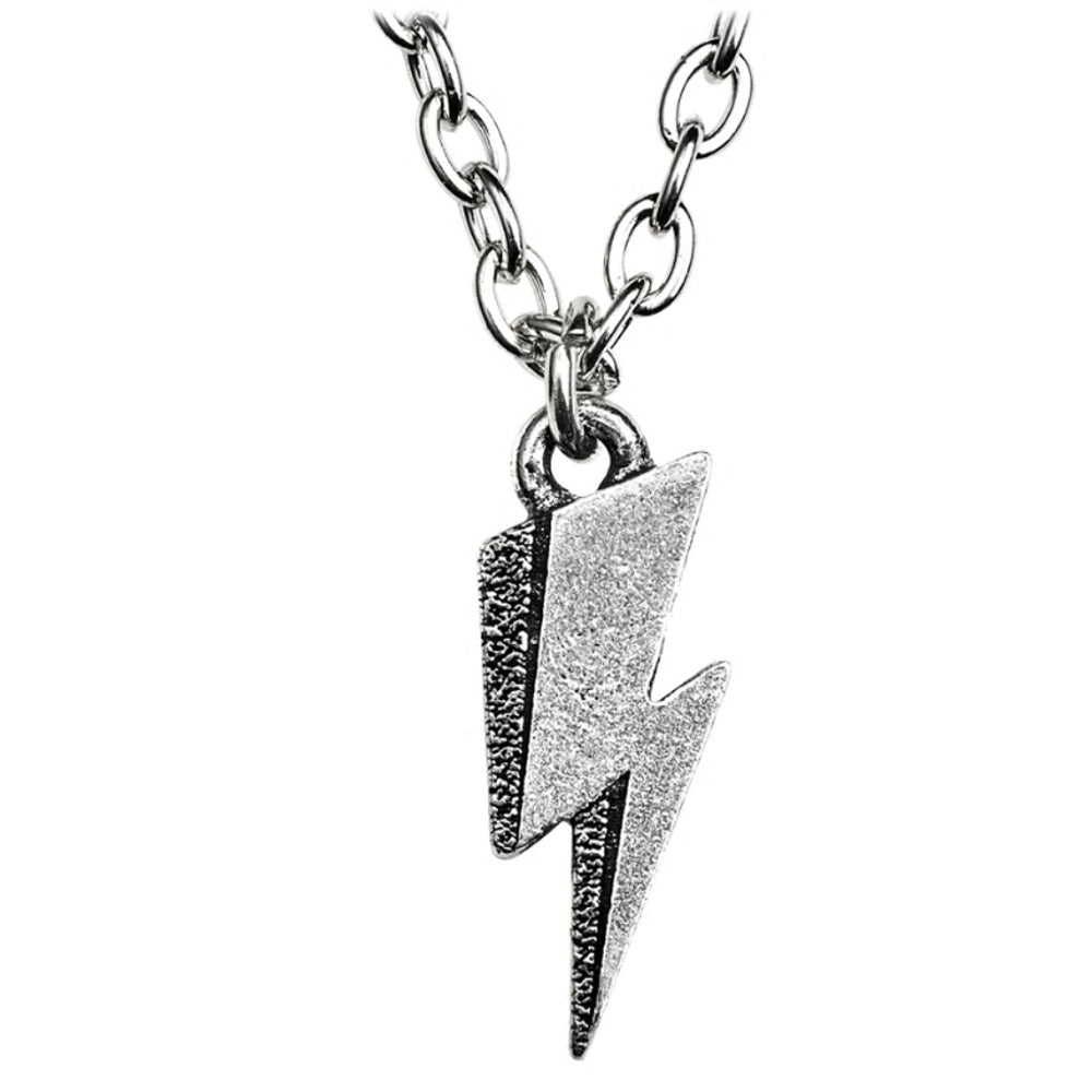 David Bowie: Lightning Flash Pendant Necklace by Alchemy Gothic