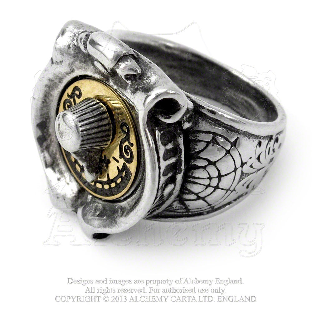 GMT Feromonic Field Detector Ring by Alchemy Gothic