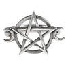 Goddess Wiccan Pentagram Ring by Alchemy Gothic