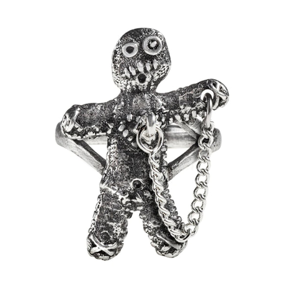 Voodoo Doll Ring by Alchemy Gothic