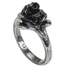Token of Love Black Rose Ring by Alchemy Gothic