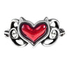 Little Devil Red Heart Ring by Alchemy Gothic