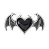 Black Soul Demon Heart Ring by Alchemy Gothic
