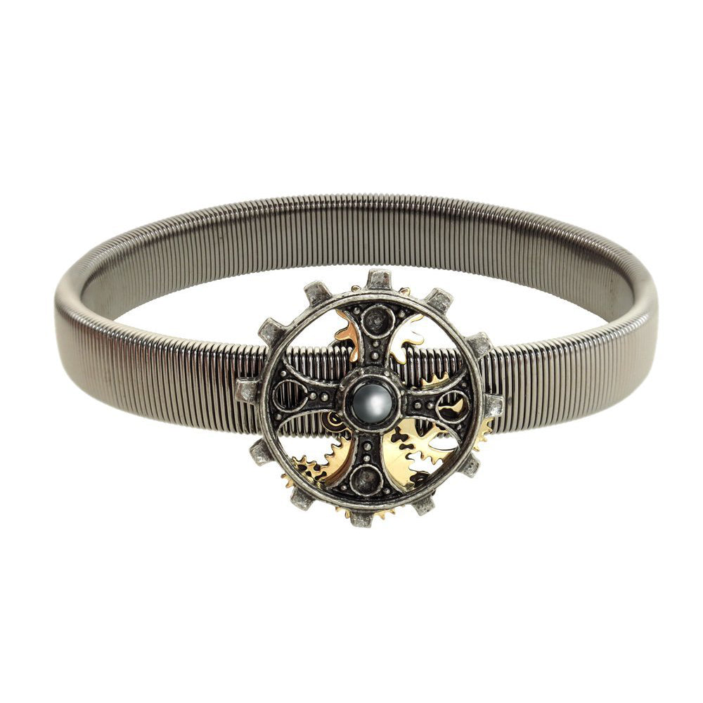 Foundryman's Ring Cross Shirt Sleeve Arm Band Bracelet by Alchemy Gothic