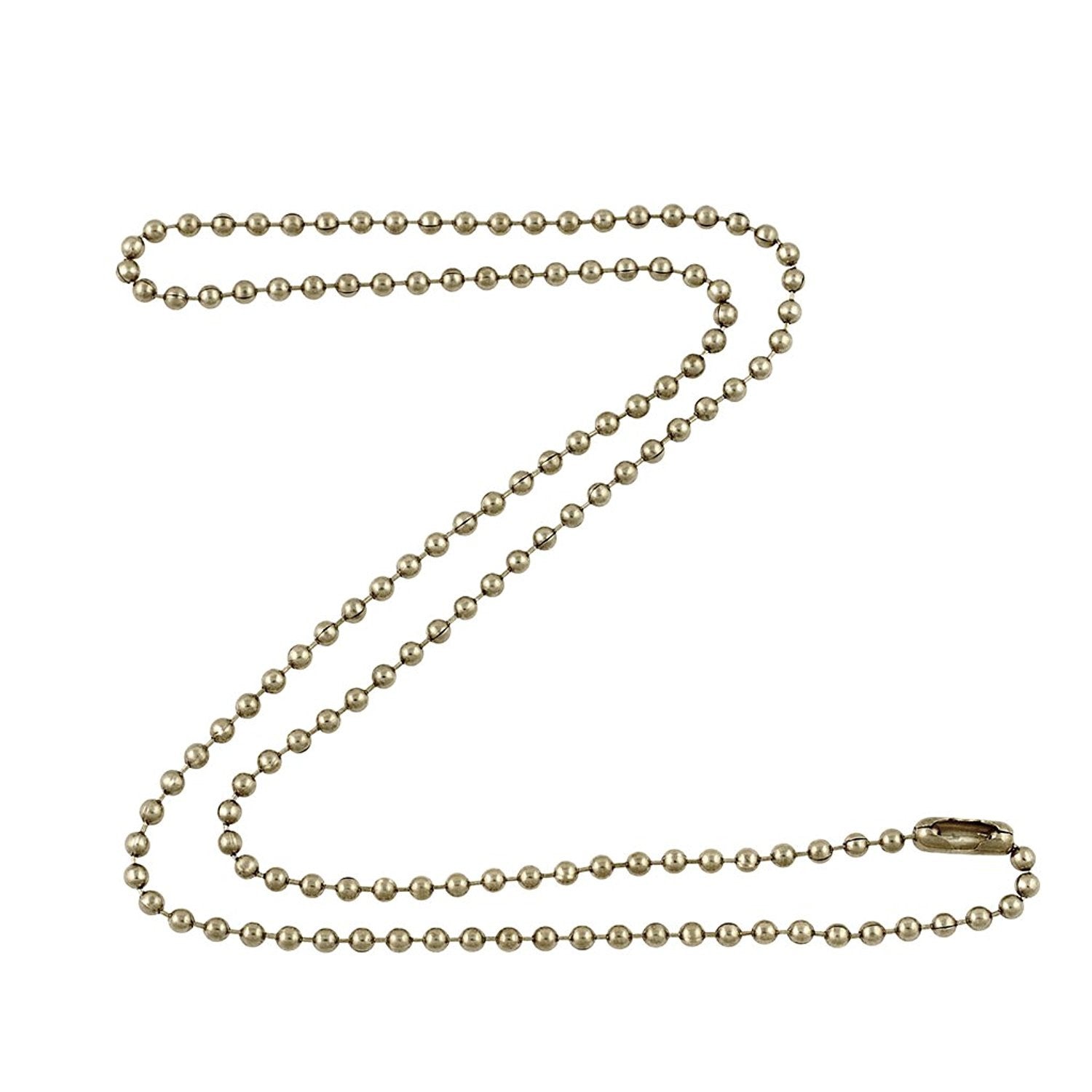 2.4mm Rope Chain Necklace, Sterling Silver, Men's Necklaces